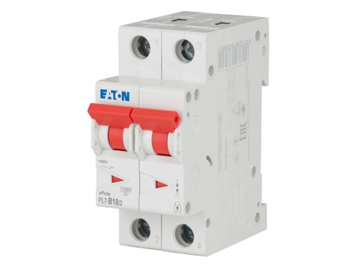 Автоматичний вимикач HL-B10/2 2p B 10А 10кА, Eaton
