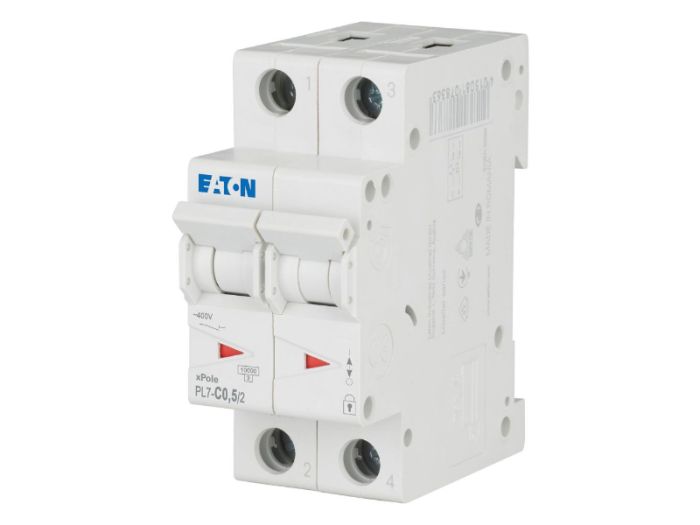 Автоматичний вимикач FAZ C0,5/2 2p С 0,5А 10кА, Eaton