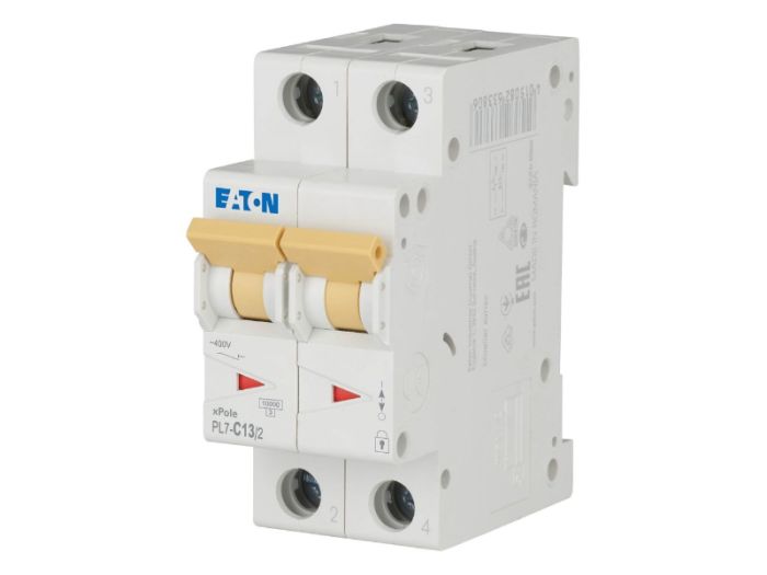 Автоматичний вимикач HL C13/2 2p С 13А 10кА, Eaton