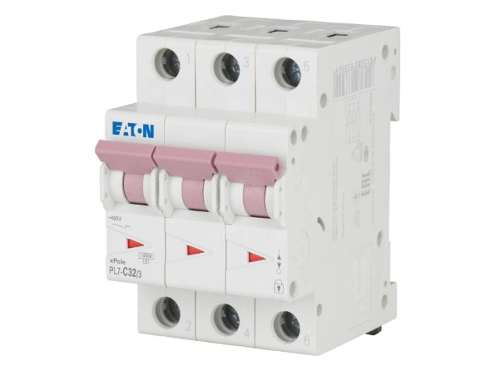 Автоматичний вимикач HL C32/3 3p С 32А 10кА, Eaton