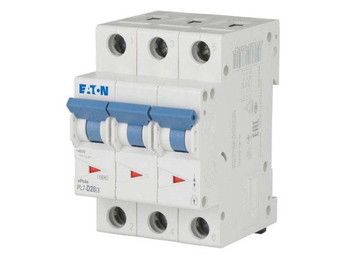 Автоматичний вимикач FAZT-D20/3 3p D 20А 10кА, Eaton