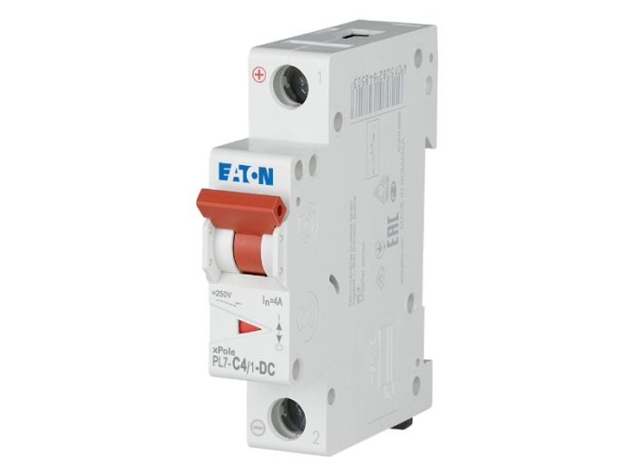 Автоматичний вимикач FAZ C4/1-DC 1p С 4А 10кА, Eaton