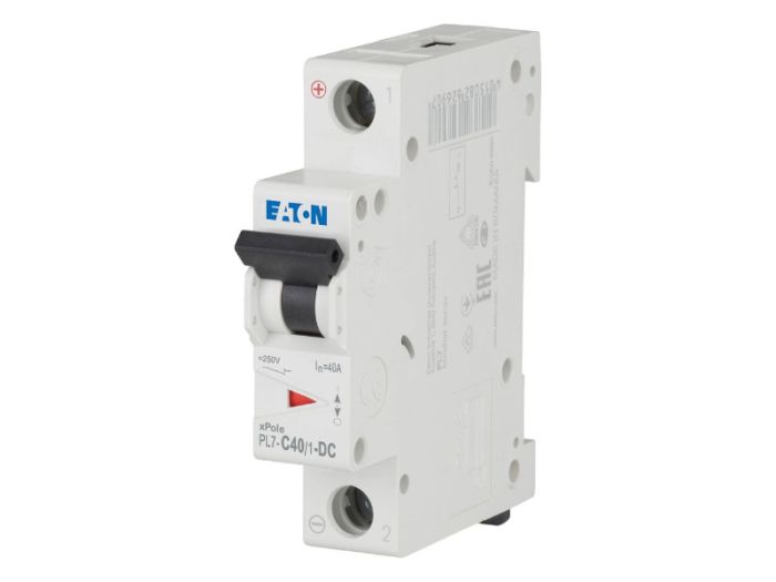 Автоматичний вимикач FAZ C40/1-DC 1p С 40А 10кА, Eaton