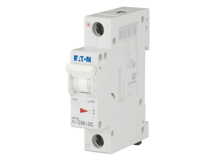 Автоматичний вимикач FAZ C50/1-DC 1p С 50А 10кА, Eaton