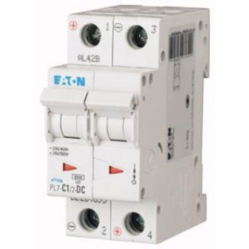 Автоматичний вимикач PL7 C1/2-DC 2p С 1А 10кА, Eaton