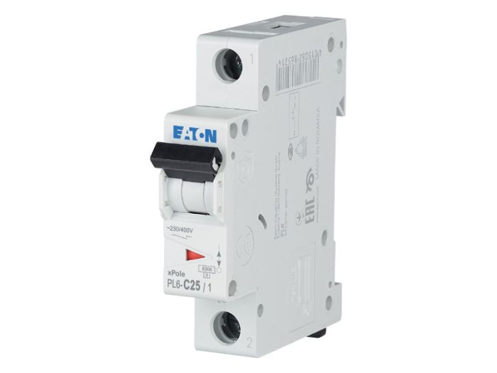 Автоматичний вимикач HL C25/1 1p С 25А 6кА, Eaton