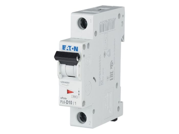 Автоматичний вимикач FAZ-D10/1 1p D 10А 6кА, Eaton