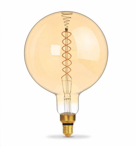 Лампа світлодіодна Filament G200FASD 8Вт E27 2200К дімерна бронза, Videx