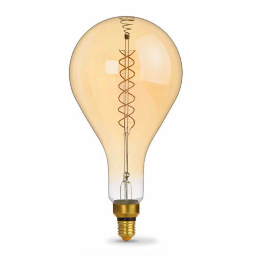 Лампа світлодіодна Filament PS160FASD 8Вт E27 2200К дімерна бронза, Videx