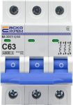 Автоматичний вимикач АсКо ВА-2017 3P 3P C (A0010170027)