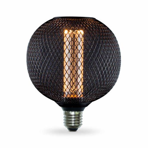 Лампа світлодіодна Filament VL-DBMC125150 4Вт E27 1800К Black Chainmail style, Videx