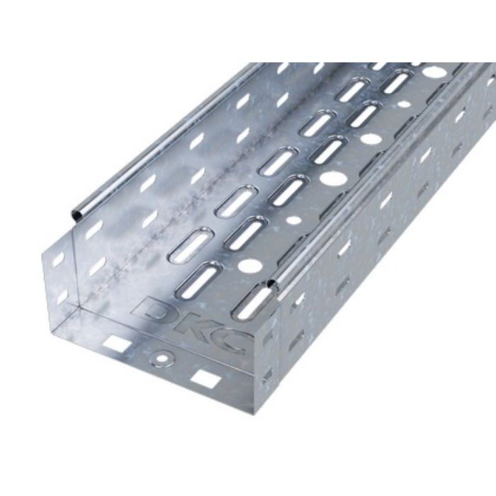 Короб/лоток перфорований 150х80 гарячого цинкування метод Сендзіміра довжина 3000 мм, БДК