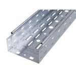 Короб/лоток перфорований 100х100 гарячого цинкування метод Сендзіміра довжина 3000 мм, БДК