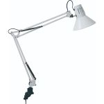 Лампа настільназі струбциною PANAN CLASSIC HOOK E27 40Вт біла мател, Ledvance