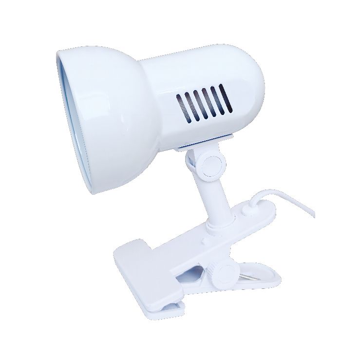 Лампа настільна кліпса PANAN CLASSIC CLIP E27 40Вт біла метал/пластик, Ledvance