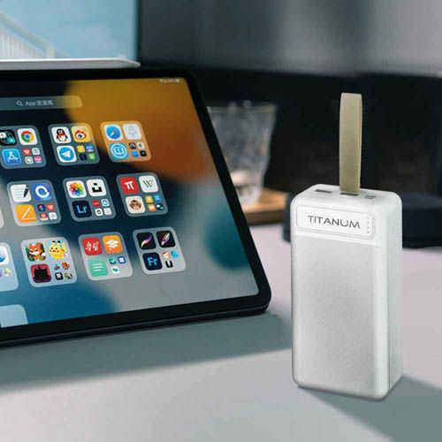 Повербанк 914 White 30000mAh, TITANUM