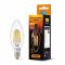 Лампа світлодіодна Filament C37F 6Вт E14 4100К, Videx