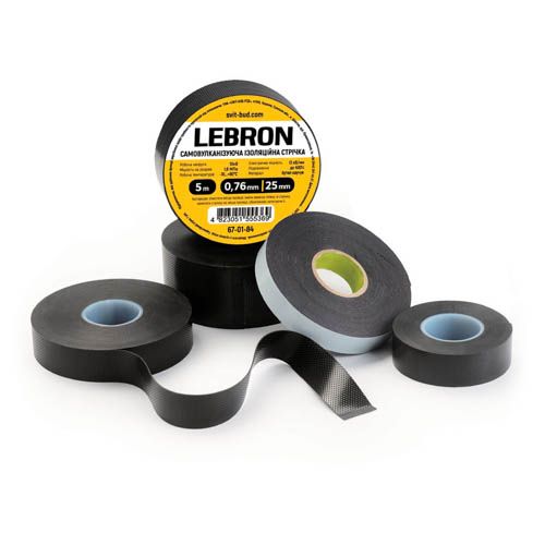 Самовулканізуюча ізострічка 10кВ 0 76мм х 25мм х 5м, Lebron
