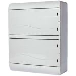 Корпус пластиковий, навісний (NT) 26-модульний, дворядний, IP 40, з непрозорими дверцятами