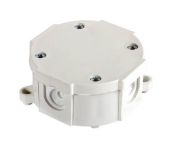 Коробка розподільча e.db.stand.r1.d80k з клемником, d80 мм, IP44, Р 1, зовнішня, E.NEXT