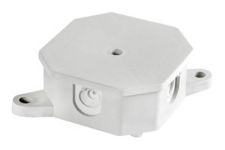 Коробка розподільча e.db.stand.r2.85x85x35K з клемником, 85х85х35 мм, IP44, Р 2, зовнішня, E.NEXT