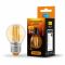 Лампа світлодіодна Filament G45FA 6Вт E27 2200К бронза, Videx