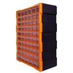 Органайзер пластиковий e.toolbox.pro.22 24" 60-секційний 381х157х475мм, E.NEXT