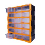 Органайзер пластиковий e.toolbox.pro.24 24" 18-секційний 381х157х475мм, E.NEXT