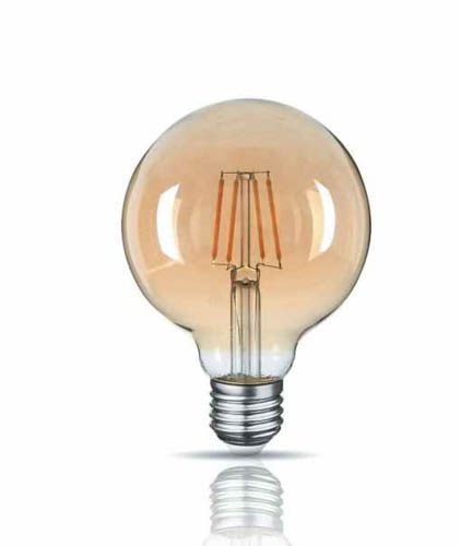 Лампа світлодіодна Filament G95 6Вт E27 2200К бронза, TITANUM