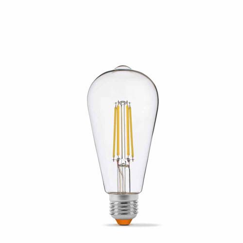 Лампа світлодіодна Filament ST64FD 6Вт E27 4100К дімерна, Videx