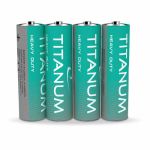 Батарейка сольова R03P/AAA 4шт SHRINK, TITANUM