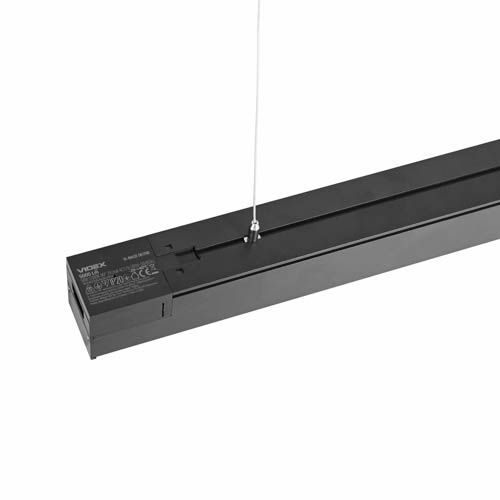 Світильник лінійний магістральний світлодіодний BNL02 50Вт 1.2М 5000К 220V чорний, Videx