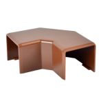 Кут прямий для LHD 20х20 (дуб), Серія LH, ПВХ, KOPOS