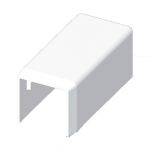 Заглушка для LHD 17х17 білого кольору, Серія LH ПВХ, KOPOS