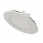 Світлодіодний світильник врізний круглий 6W 165-265V 4100K алюмінієвий корпус IP20, Sokol