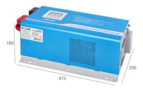 Інвертор FT-1.5KW 12V 220V AC з функцією заряда, DeLux