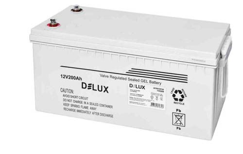 Акумулятор гелевий LB 12V 200AH, DeLux