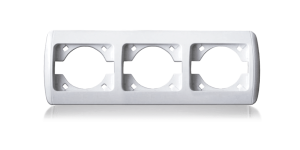 Тримісна рамка, білий, 9201-83,W, Erste