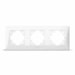 Рамка біла на 3 місця горизонтальна BINERA, Videx