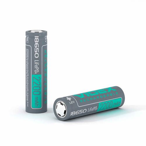 Акумулятор LiFePO4 18650 (без захисту) 2200mAh bulk/1шт, Videx