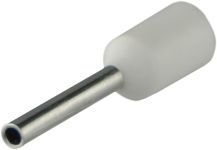 Наконечники трубчаті НТ 0,5-08 білі (100 шт.), АсКо