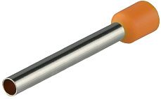 Наконечники трубчаті НТ 4,0-18 помаранчеві (100шт), АсКо