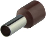 Наконечники трубчаті НТ 10,0-12 коричневі (100шт), АсКо