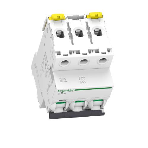 Автоматичний вимикач Schneider Electric iC60N 6А 3P D 6кА (A9F75306)