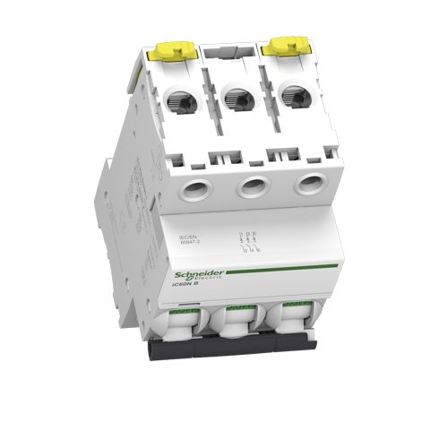 Автоматичний вимикач Schneider Electric iC60N 3P 63A B