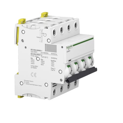 Автоматичний вимикач Schneider Electric iC60N 4P 40A B