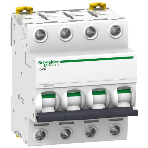 Автоматичний вимикач Schneider Electric iC60N 40А 4P C 6кА (A9F79440)