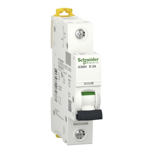 Автоматичний вимикач Schneider Electric iC60H 1P 2A D
