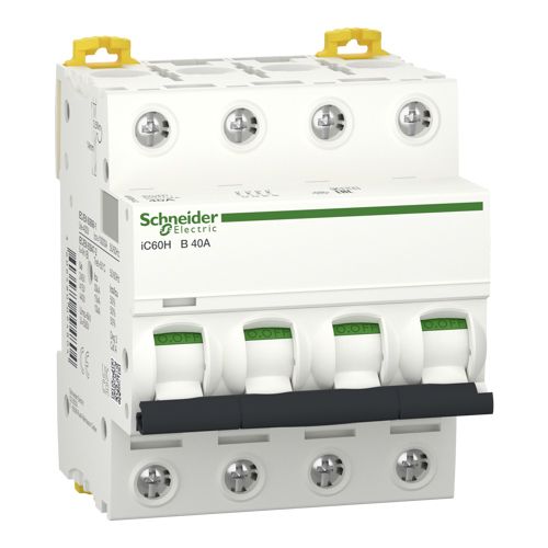 Автоматичний вимикач Schneider Electric iC60H 4P 40A B