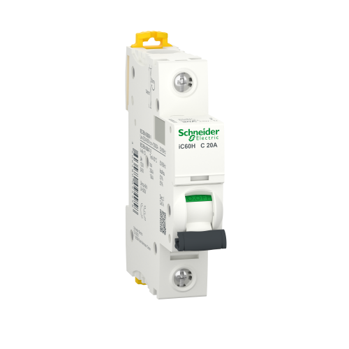 Автоматичний вимикач Schneider Electric iC60H 20А 1P C 10кА (A9F89120)